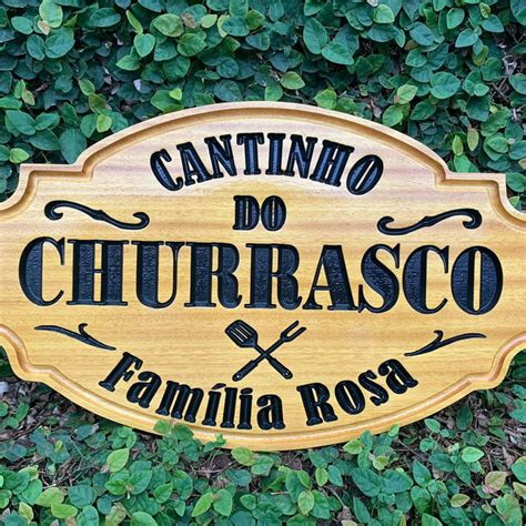 Placa Decorativa Cantinho Do Churrasco Elo7 Produtos Especiais