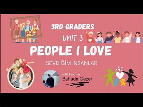 3 Sınıf İngilizce Ünite 3 People I Love Sevdiğim İnsanlar YouTube