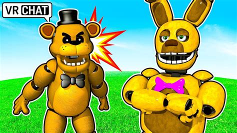 Spring Bonnie Doesnt Trust Golden Freddy In Vrchat Youtube