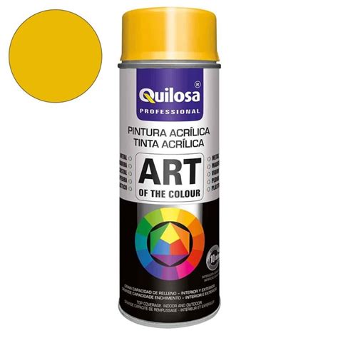 PINTURA ACRILICA AMARILLO TRAFICO RAL 1023 SPRAY 400ML Materiales