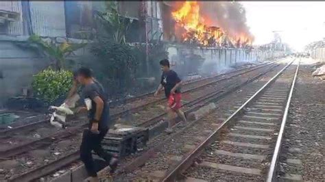 Kebakaran Permukiman Padat Penduduk Pademangan Berawal Dari Masak Nasi