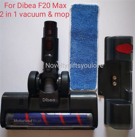 Dibea F Max Vacuum Floor Head With Mop Fluppy Roller Brush Tv Home