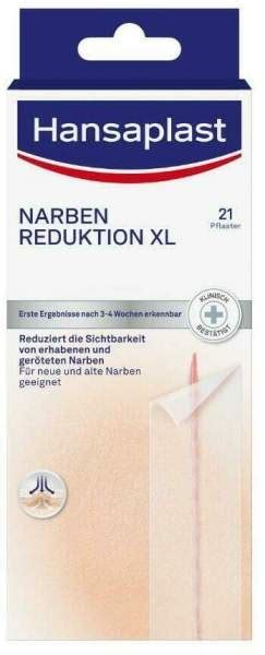 Hansaplast Pflaster Narben Reduktion Xl 3 Cm X 14 6 Cm 21 Stück Kaufen