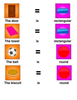 Shape Adjective Concept Learning Package Inc Rectangular Square And