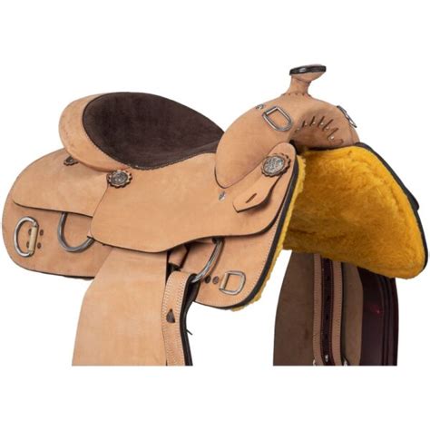 Royal King Roughout Training Saddle With Suede Seat The Connected