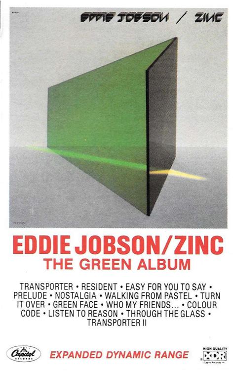 Eddie Jobson Zinc The Green Album 1983 Cassette Discogs