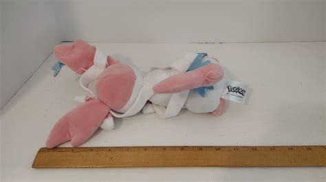 Mavin | Pokemon Sylveon Plush Stuffed Animal 2021 Fairy Eevee Evolution ...