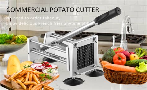 Potato Chipper Cutter French Fry Cutter Stainless Steel Potato Chip