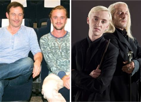 Harry Potter stars Tom Felton and Jason Isaacs have a Malfoy reunion to talk about self ...