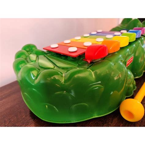 Fisher Price Crocodile Alligator Xylophone Piano Pull Etsy