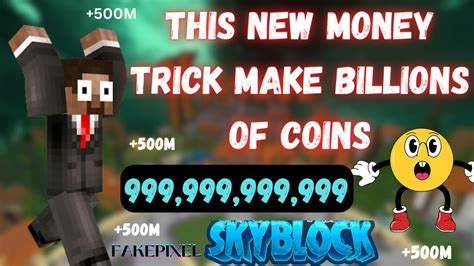 These New Money Trick Make Billions Of Coins In Fakepixel Skyblock II