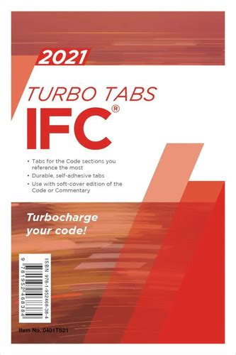 2021 International Fire Code Turbo Tabs John D Preuer Ass