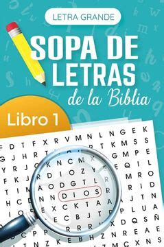 Libro Sopa De Letras De La Biblia Letra Grande Libro Bible