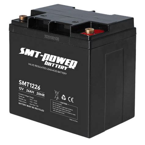 Jual Battery Baterai UPS SMT Power 1226 12V 26Ah 12 Volt 26 Ah Aki