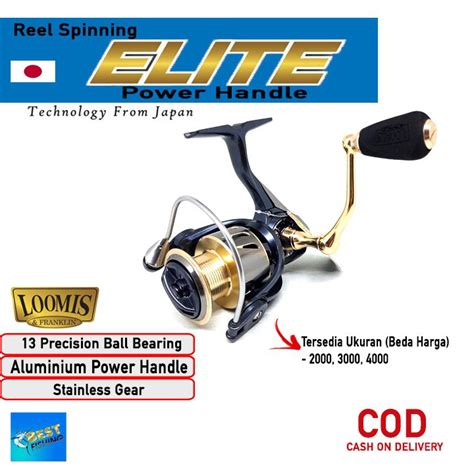 Jual BARU REEL PANCNG LOOMIS ELITE 13 BEARING POWER HANDLE UKURAN 2000