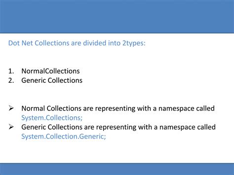 collections
