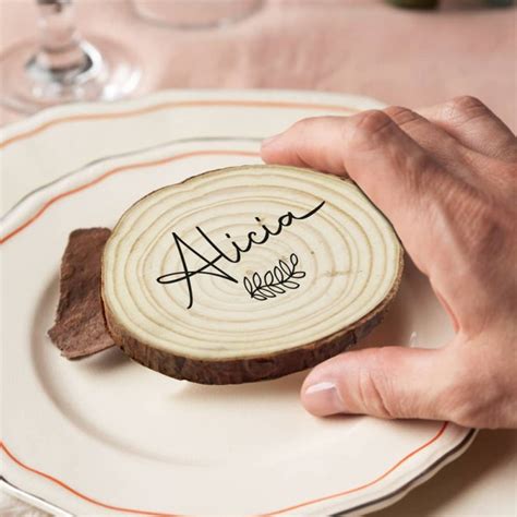 Mesero De Madera Personalizado Con Nombre Para Bodas Regalos Para Bodas