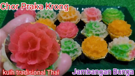 Cara Membuat Kuih Bunga Guna Sepit Kuih Tart Kuih Tradisional Thai