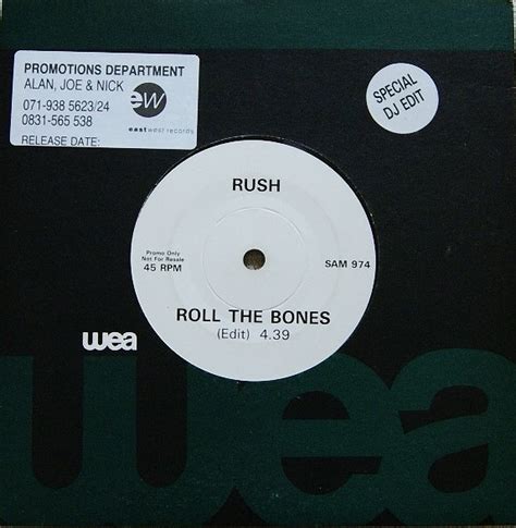 Rush – Roll The Bones (1992, Vinyl) - Discogs