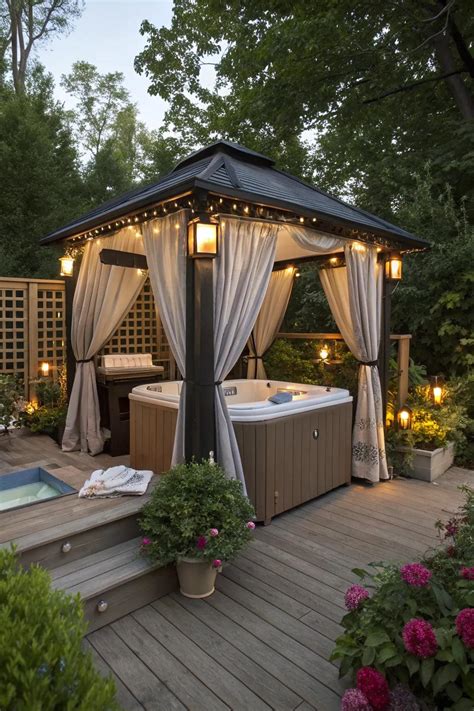 Inspiring Hot Tub Backyard Ideas
