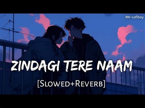 Zindagi Tere Naam Slowed Reverb Vishal Mishra RN Lofiboy