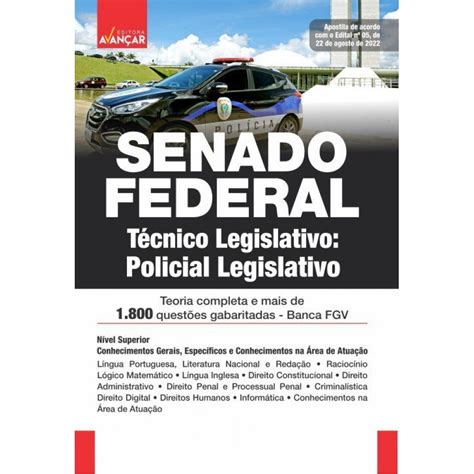 Senado Federal T Cnico Legislativo Policial Legislativo