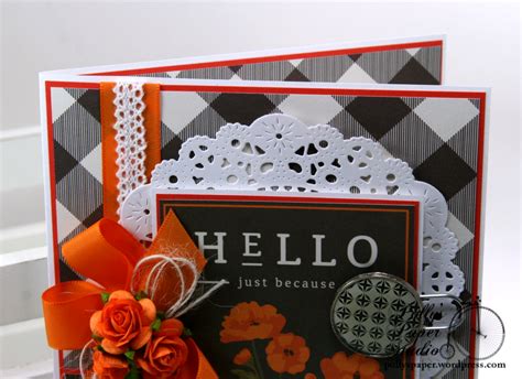 Really Reasonable Ribbon Blog: Hello Greeting Card