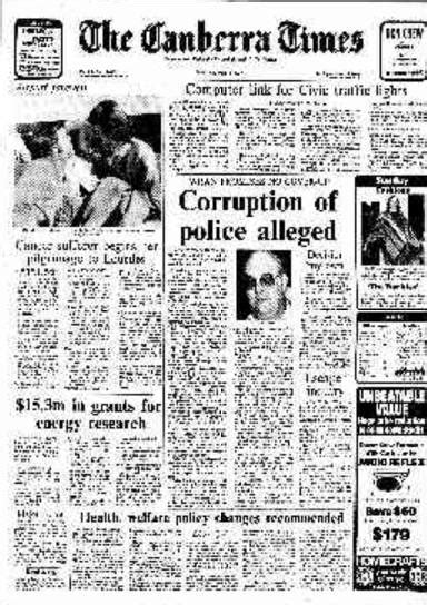 Times Past May 3 1979 The Canberra Times Canberra Act