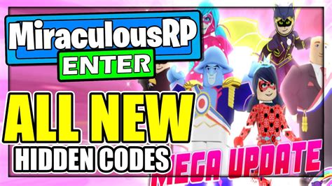 Miraculous Rp September All New Secret Op Codes Roblox