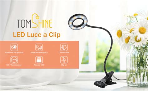 Lampada Da Pinza Dimmerabile Con Led Modalit Colore Luminosit