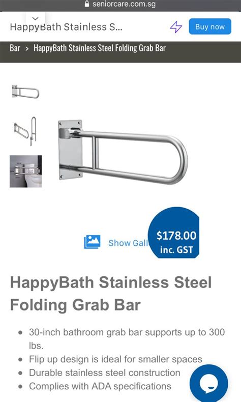 Foldaway Grab Bar Everything Else On Carousell