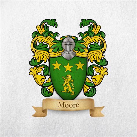 Moore Family Crest Print - Etsy