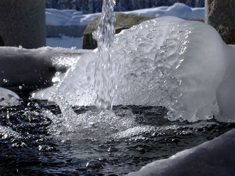 Free Stock Photo Of Icy Water Melting Ice On Crystal Clear Water