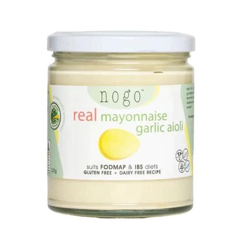 Nogo Mayonnaise Garlic Aioli 240g Food Online Australia Gf Nation