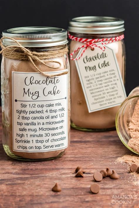 Chocolate Cake In Mason Jar