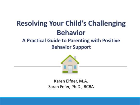 Supporting Families To Resolve Challenging Behavior With Positive Behavior Support Brookes