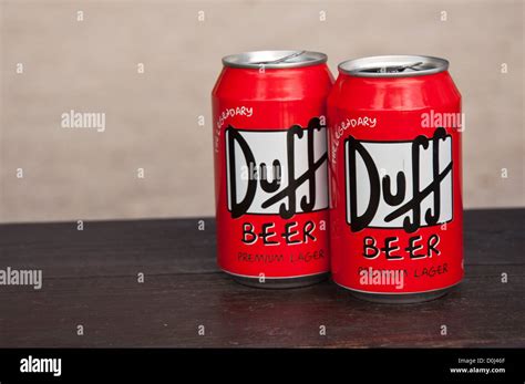 Cans of duff beer hi-res stock photography and images - Alamy