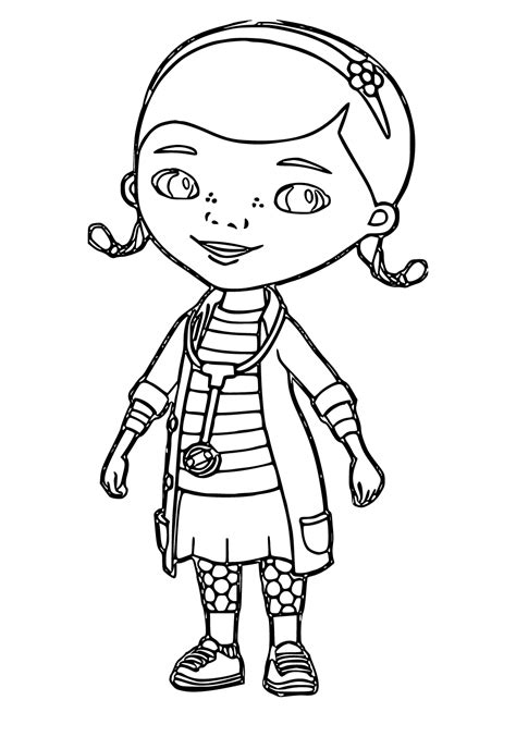 Free Doc Mcstuffins Coloring Pages To Print