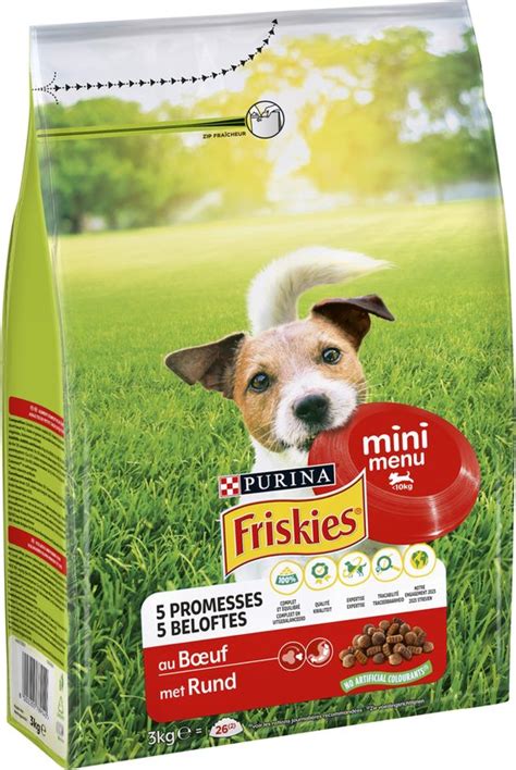 Friskies Mini Menu Honden Droogvoer Rund G Bol