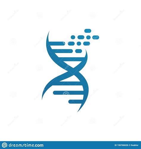 Cone Do Vetor De Design Do Logotipo Da Cadeia De Dna Da H Lice Isolado