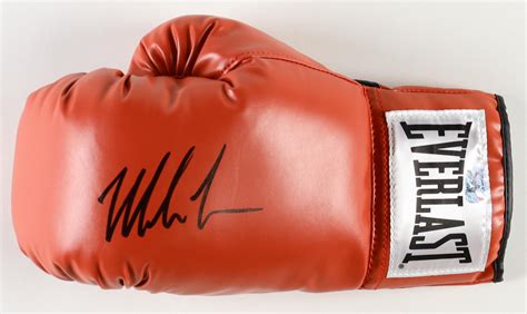 Mike Tyson Signed Everlast Boxing Glove Tyson Pristine Auction