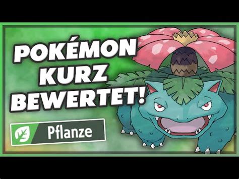 Alle PFLANZEN POKÉMON kurz BEWERTET YouTube