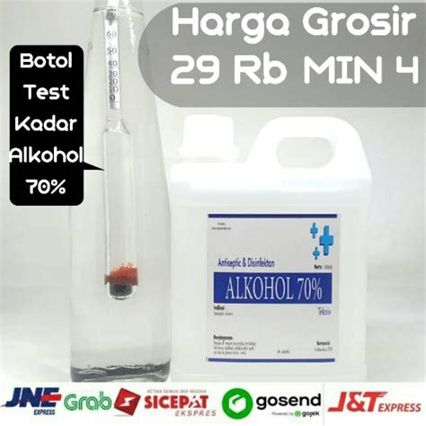 Jual Alkohol Teknis Ml Liter Antiseptic Disinfektan Shopee