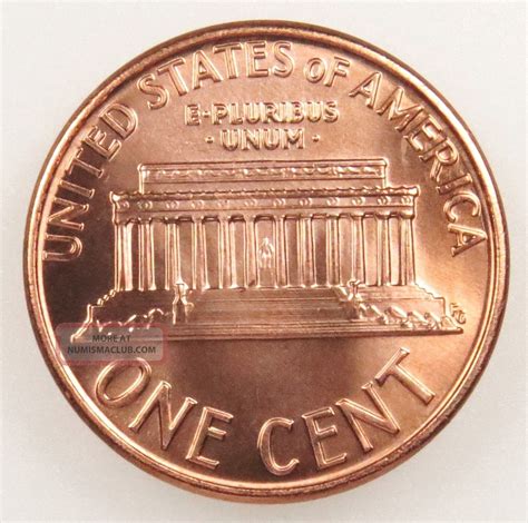 D Uncirculated Lincoln Memorial Cent Penny B