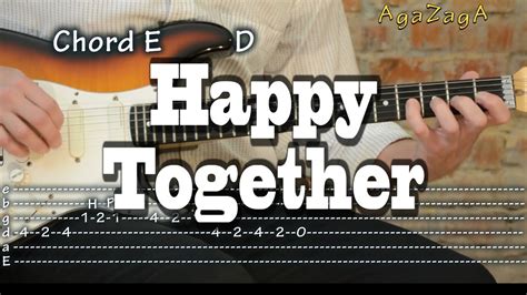 Happy Together Guitar Tab And Chords Como Tocar レッスン Youtube