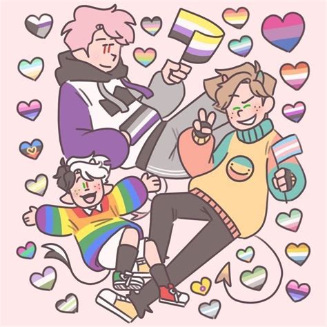 Pin on kbk | Lgbt pride art, Lgbt art, Cute drawings