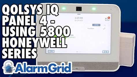 Qolsys Iq Panel 4 Using With Honeywell 5800 Series Youtube