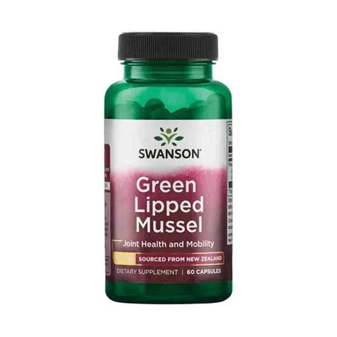 Green Lipped Mussel Extract Scoica Cochilie Verde 500mg Swanson