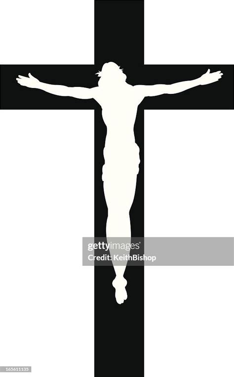 Jesus Christ Vector Silhouette Of Christ On The Cross Great For