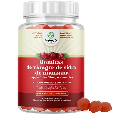 Buy Gomitas Acv De Vinagre De Sidra De Manzana Gomitas Acv Suplemento De Energético Natural